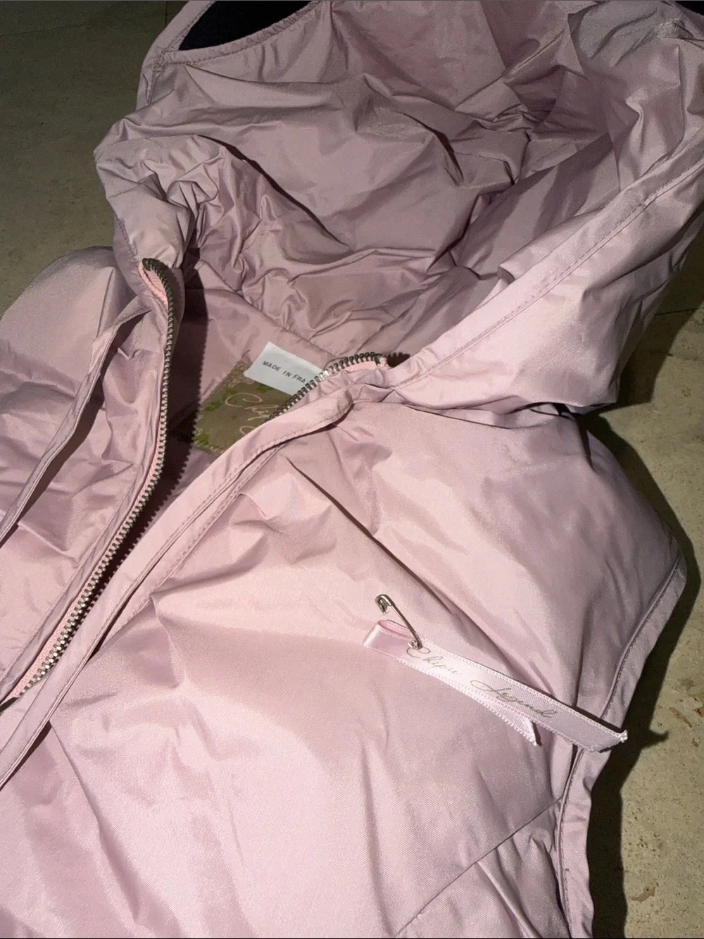 NWT Chipie Kids Pink Quilted Hooded Puffer Vest
